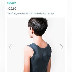Angelsense tag free tank top with pocket adult small reusable